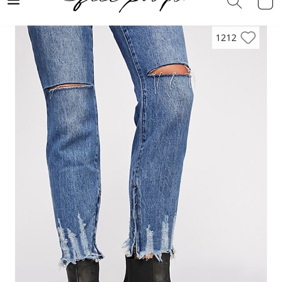 Free people jeans! New with tag!! Size 26 - Picture 2 of 3